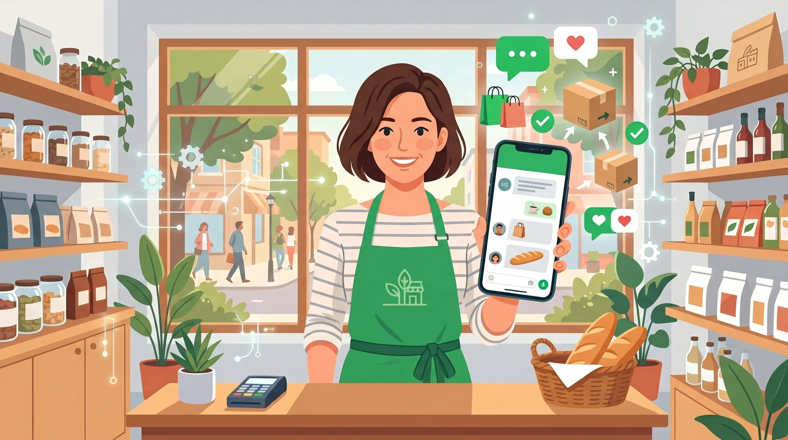 Local businesses using WhatsApp for customer orders